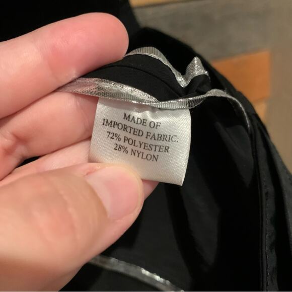 KaufmanFranco Wrap Button Lightweight Jacket Black Size 10/46 Minimal Luxury - Picture 13 of 14